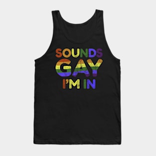 Pride Gay LGBT Lesbian Rainbow Flag Bisexual Queer Tank Top